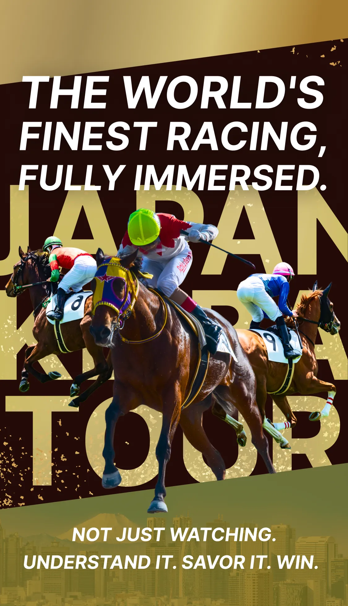 世界最高峰の競馬を最もリアルな形で。